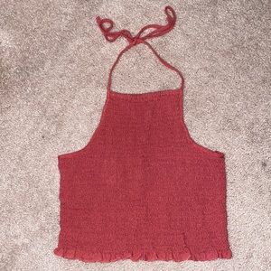 AE Pink Halter Top